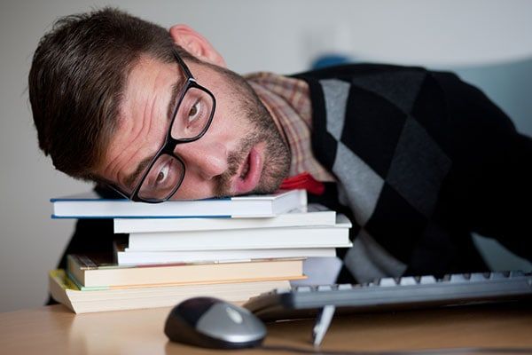 Sleeping student